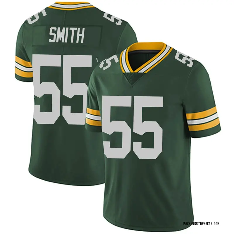 Men S Green Bay Packers Za Darius Smith Green Limited Team Color Vapor Untouchable Jersey By Nike