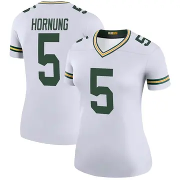 Women's Green Bay Packers Paul Hornung White Legend Color Rush Jersey By Nike