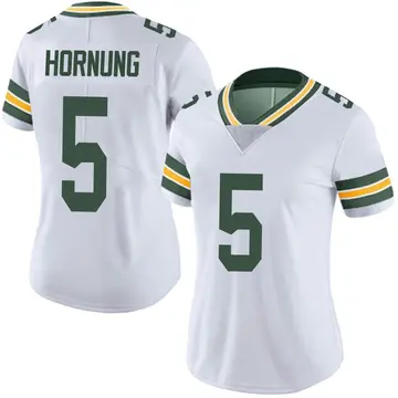 Women's Green Bay Packers Paul Hornung White Limited Vapor Untouchable Jersey By Nike