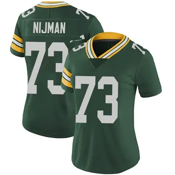 Women's Green Bay Packers Yosh Nijman Green Limited Team Color Vapor Untouchable Jersey By Nike