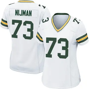 Women's Green Bay Packers Yosh Nijman White Game Jersey By Nike