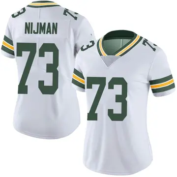 Women's Green Bay Packers Yosh Nijman White Limited Vapor Untouchable Jersey By Nike
