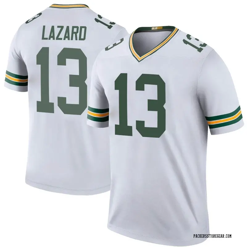 Youth Green Bay Packers Allen Lazard White Legend Color Rush Jersey By Nike