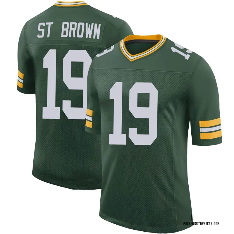 Youth Green Bay Packers Equanimeous St. Brown Green Limited 100th Vapor ...