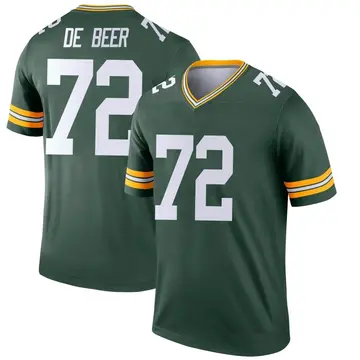 Youth Green Bay Packers Gerhard de Beer Green Legend Jersey By Nike