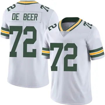 Youth Green Bay Packers Gerhard de Beer White Limited Vapor Untouchable Jersey By Nike