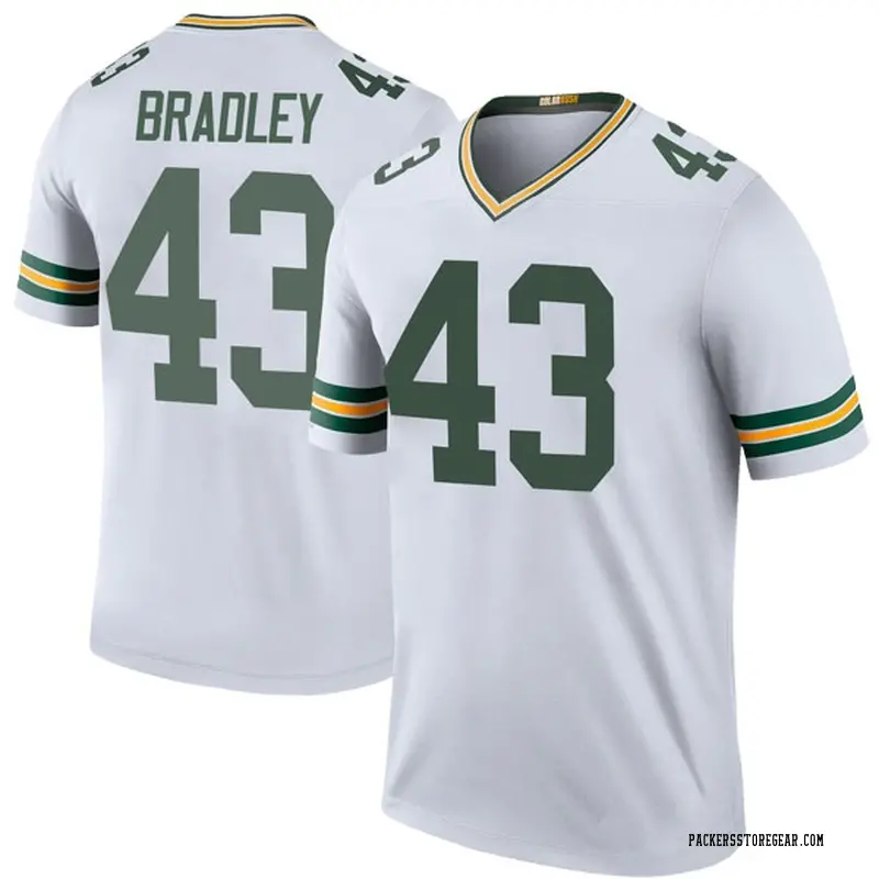 Youth Green Bay Packers Hunter Bradley White Legend Color Rush Jersey By Nike