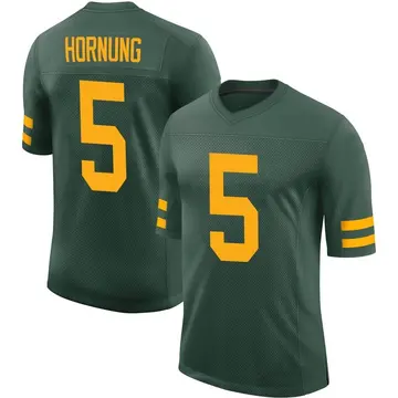 Youth Green Bay Packers Paul Hornung Green Limited Alternate Vapor Jersey By Nike