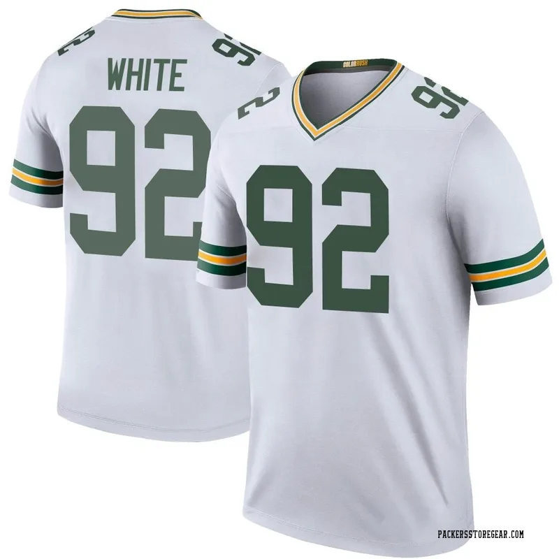 Youth Green Bay Packers Reggie White White Legend Color Rush Jersey By Nike