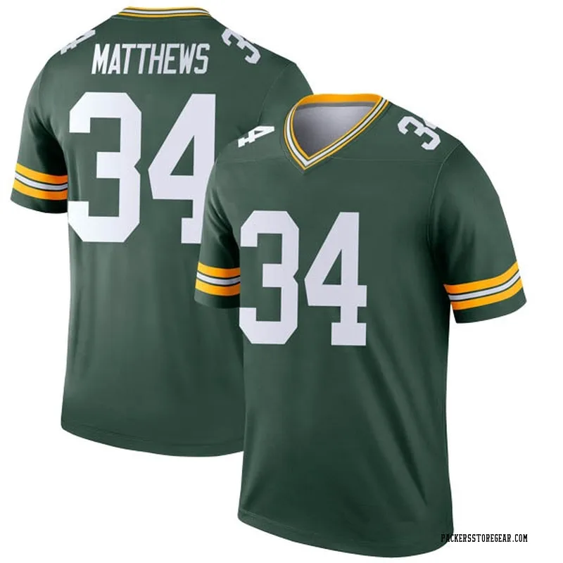 matthews jersey green bay packers