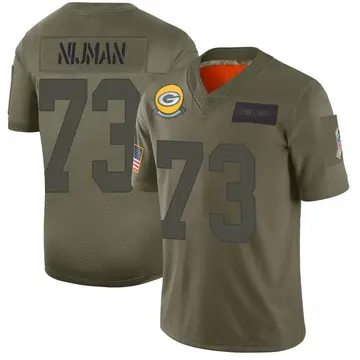Youth Green Bay Packers Yosh Nijman Camo Limited 2019 Salute to Service Jersey By Nike