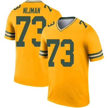 Youth Green Bay Packers Yosh Nijman Gold Legend Inverted Jersey By Nike