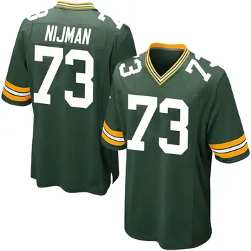 Youth Green Bay Packers Yosh Nijman Green Game Team Color Jersey By Nike